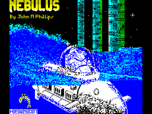Nebulus title screen for ZX Spectrum