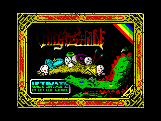 Nightshade title screen for ZX Spectrum