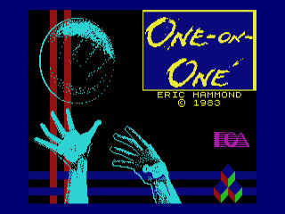 One on One title screen for ZX Spectrum