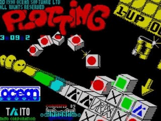 Plotting title screen for ZX Spectrum