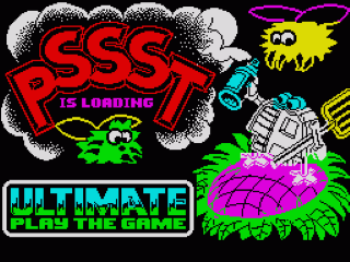 PSSST title screen for ZX Spectrum