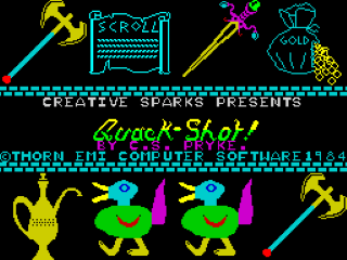 Quackshot title screen for ZX Spectrum