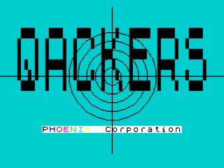 Quackers title screen for ZX Spectrum