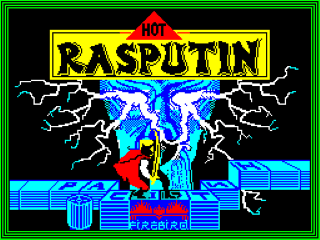 Rasputin title screen for ZX Spectrum