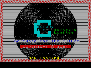 Sentinel title screen for ZX Spectrum