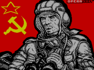 Soviet title screen for ZX Spectrum