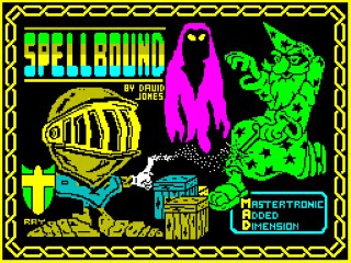 Spellbound title screen for ZX Spectrum
