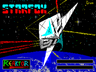 Starfox title screen for ZX Spectrum