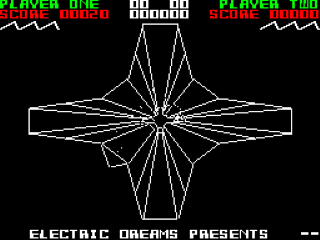 Tempest title screen for ZX Spectrum
