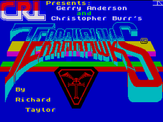 Terrahawks title screen for ZX Spectrum
