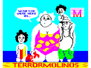 Terrormolinos title screen for ZX Spectrum