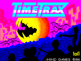 Time Trax title screen for ZX Spectrum