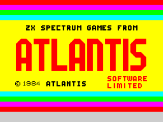 Timezone title screen for ZX Spectrum
