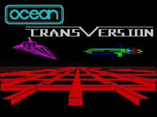 Trans-Express title screen for ZX Spectrum