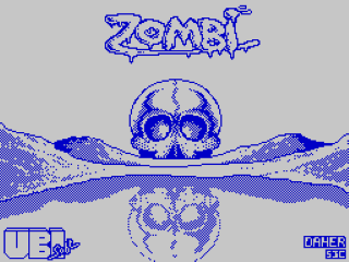 Zombi title screen for ZX Spectrum