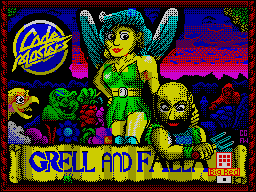 Grell and Fella title screen for ZX Spectrum