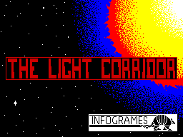 Light Corridor title screen for ZX Spectrum