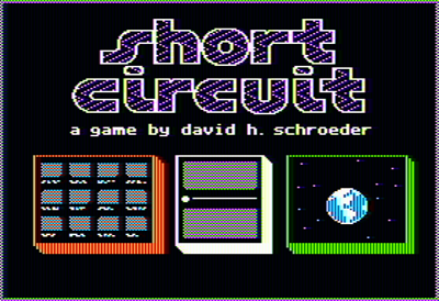 Short Circuit title screen for ZX Spectrum