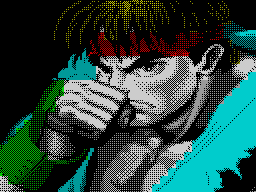Street Fighter II title screen for ZX Spectrum