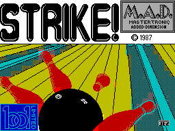Strike title screen for ZX Spectrum