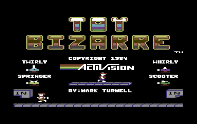 Toy Bizarre title screen for ZX Spectrum