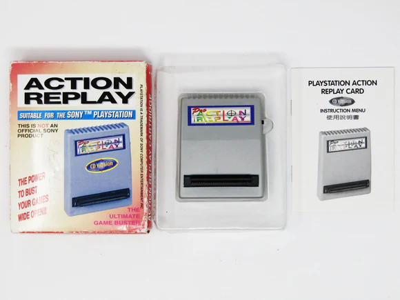 Action Replay box art for Playstation