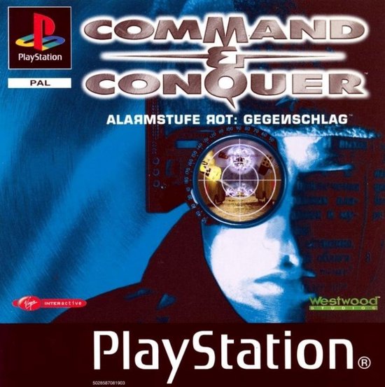 Command & Conquer Retaliation box art for Playstation