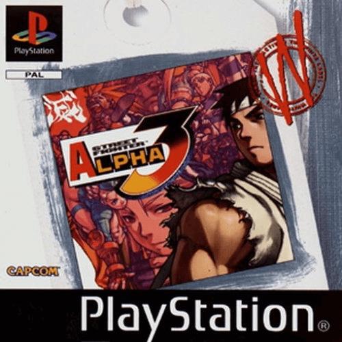 Street Fighter Alpha 3 box art for Playstation