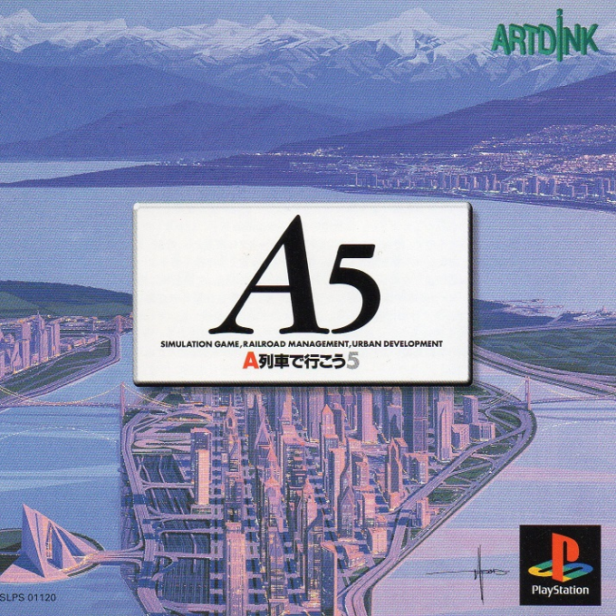 A5: A-Ressha De Ikou 5 box art for Playstation