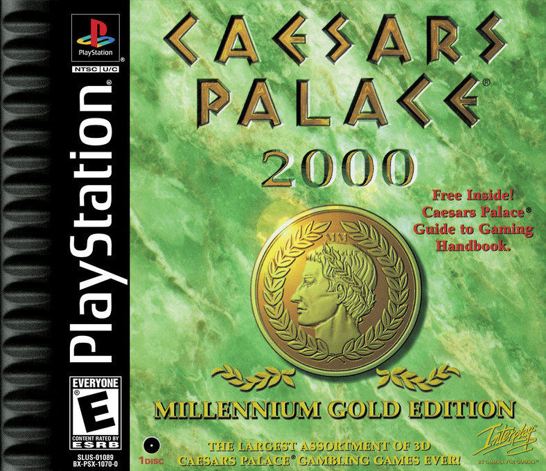 Caesar's Palace 2000 box art for Playstation
