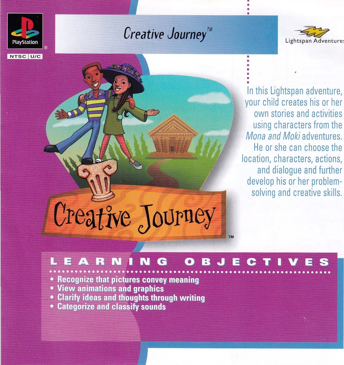 Creative Journey box art for Playstation