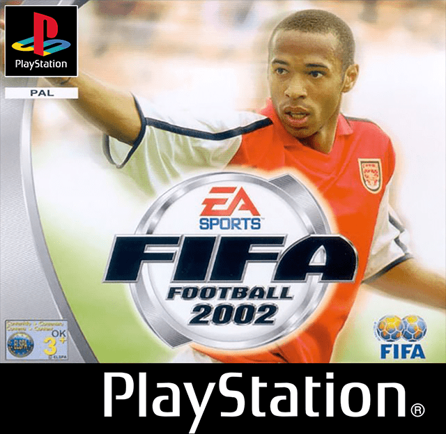 FIFA Football 2002 box art for Playstation