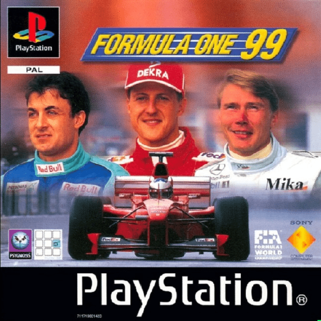 Formula One 99 box art for Playstation