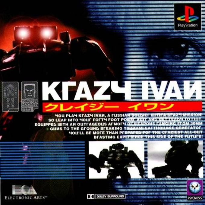 Krazy Ivan box art for Playstation