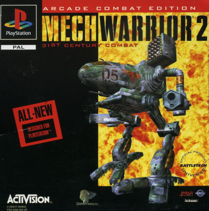 MechWarrior 2 31st Century Combat box art for Playstation