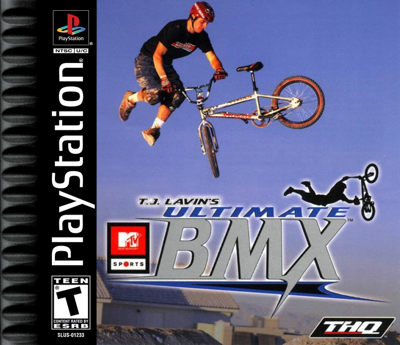 MTV Sports TJ Lavin's Ultimate BMX box art for Playstation