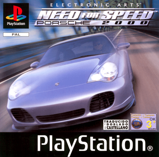 Need For Speed Porsche 2000 box art for Playstation