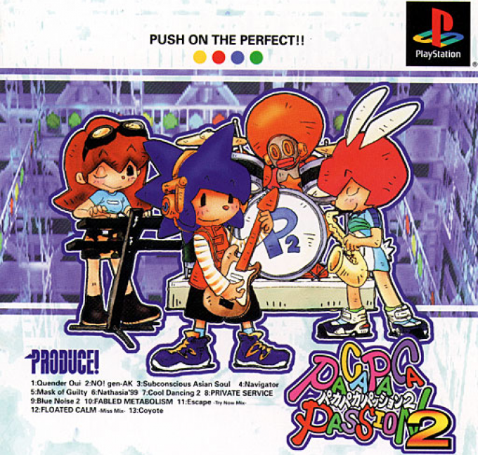 Pacapaca Passion 2 box art for Playstation