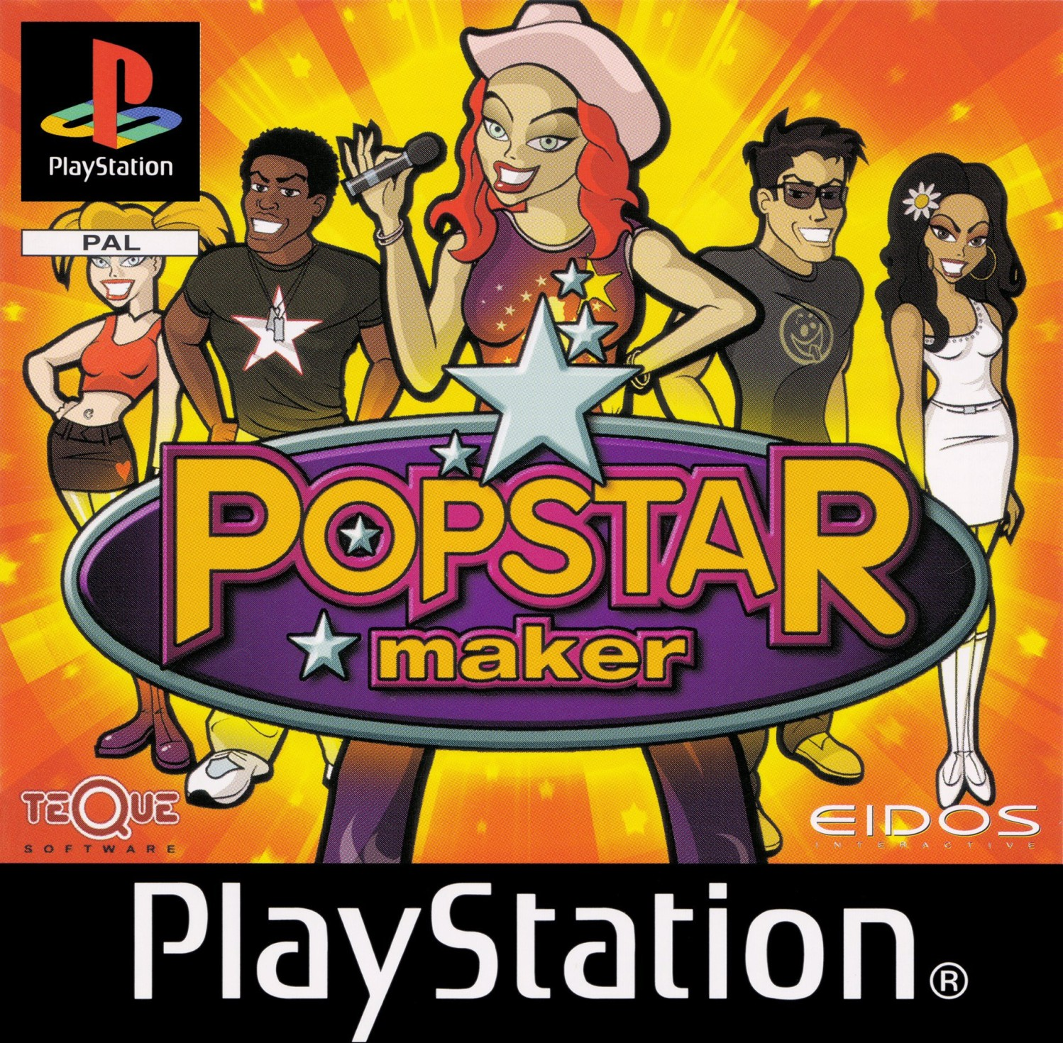 Popstar Maker box art for Playstation