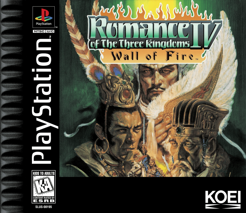 Sangokushi IV [PlayStation The Best] box art for Playstation