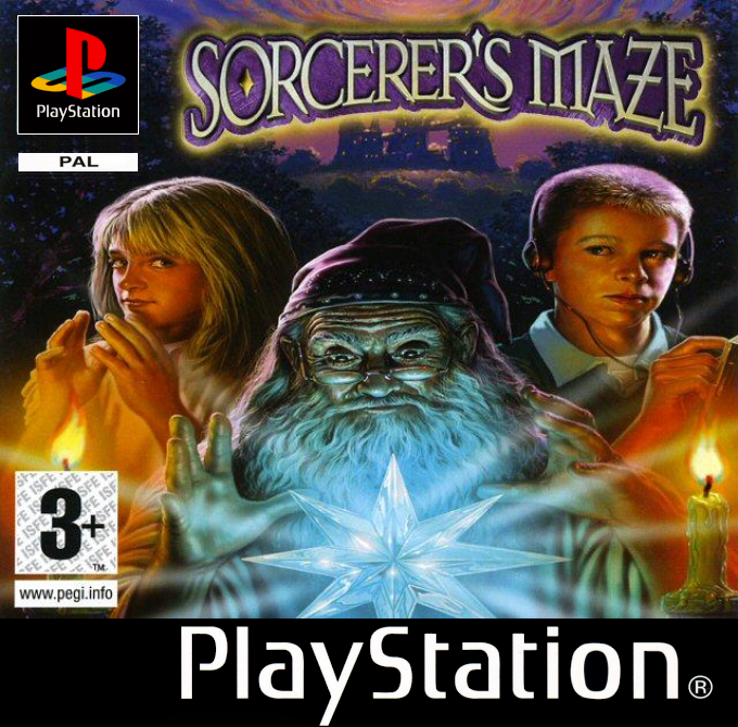 Sorcerer's Maze box art for Playstation