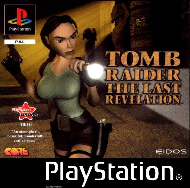 Tomb Raider Last Revelation box art for Playstation