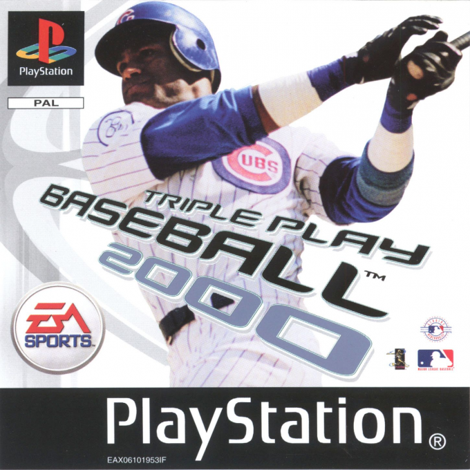 Triple Play Baseball 2000 box art for Playstation