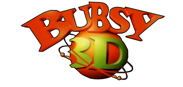 Bubsy 3D logo for Playstation