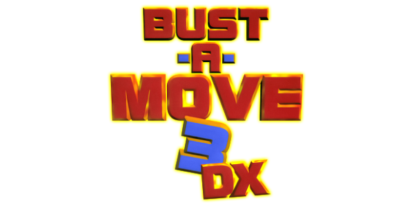 Bust-A-Move 3 DX logo for Playstation