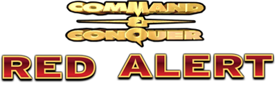 Command and Conquer Red Alert logo for Playstation