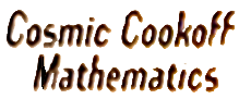 Cosmic Cookoff - Mathematics logo for Playstation