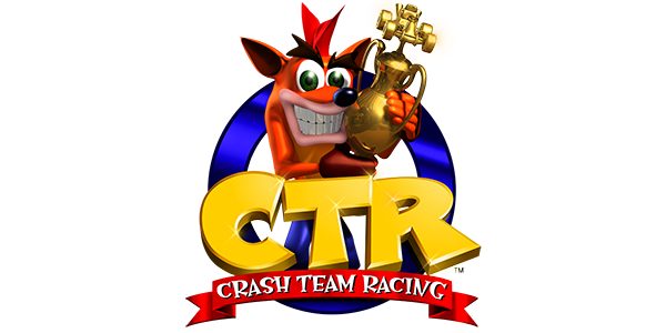 CTR: Crash Team Racing logo for Playstation