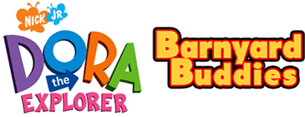 Dora the Explorer Barnyard Buddies logo for Playstation