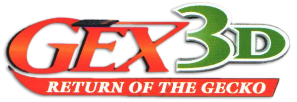 Gex 3D Enter the Gecko logo for Playstation